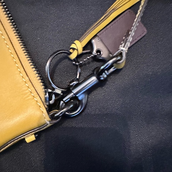 SUNSHINE Yellow COACH HOBO STYLE BAG - Picture 4 of 4